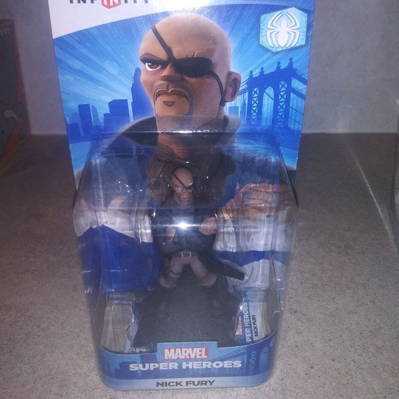DISNEY INFINITY 2.0 Marvel Super Heroes Nick Fury Game Character Figure New